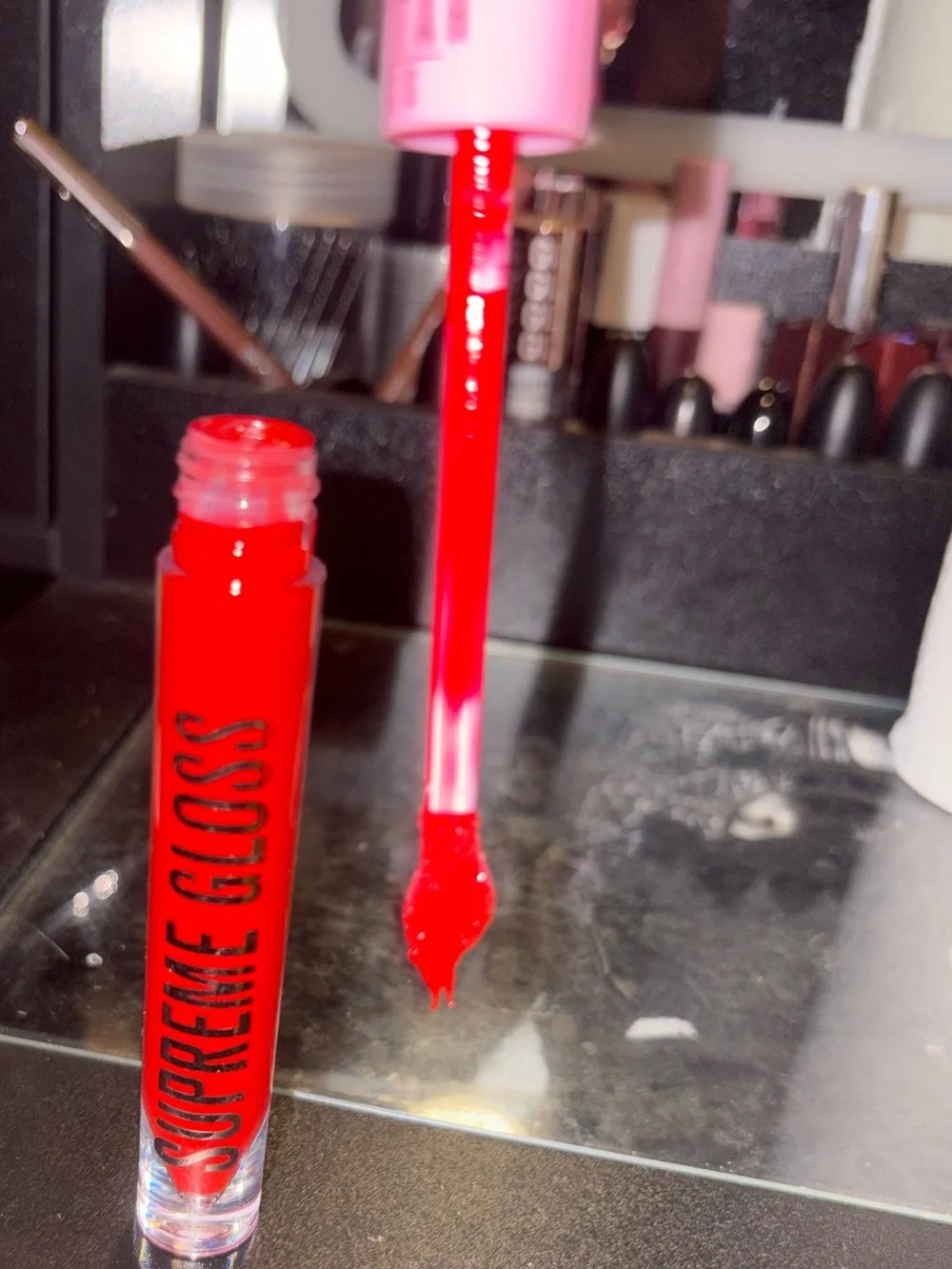 Jeffree Star Supreme Gloss Lip Gloss - Reds...wifey and red affair. Never used